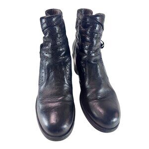 Nero Giardini Women's Black Ankle Boots, Made in Italy, Size EU38, 7.5 US